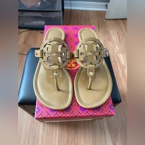 Tory Burch Women’s Miller Patent Leather Sandals